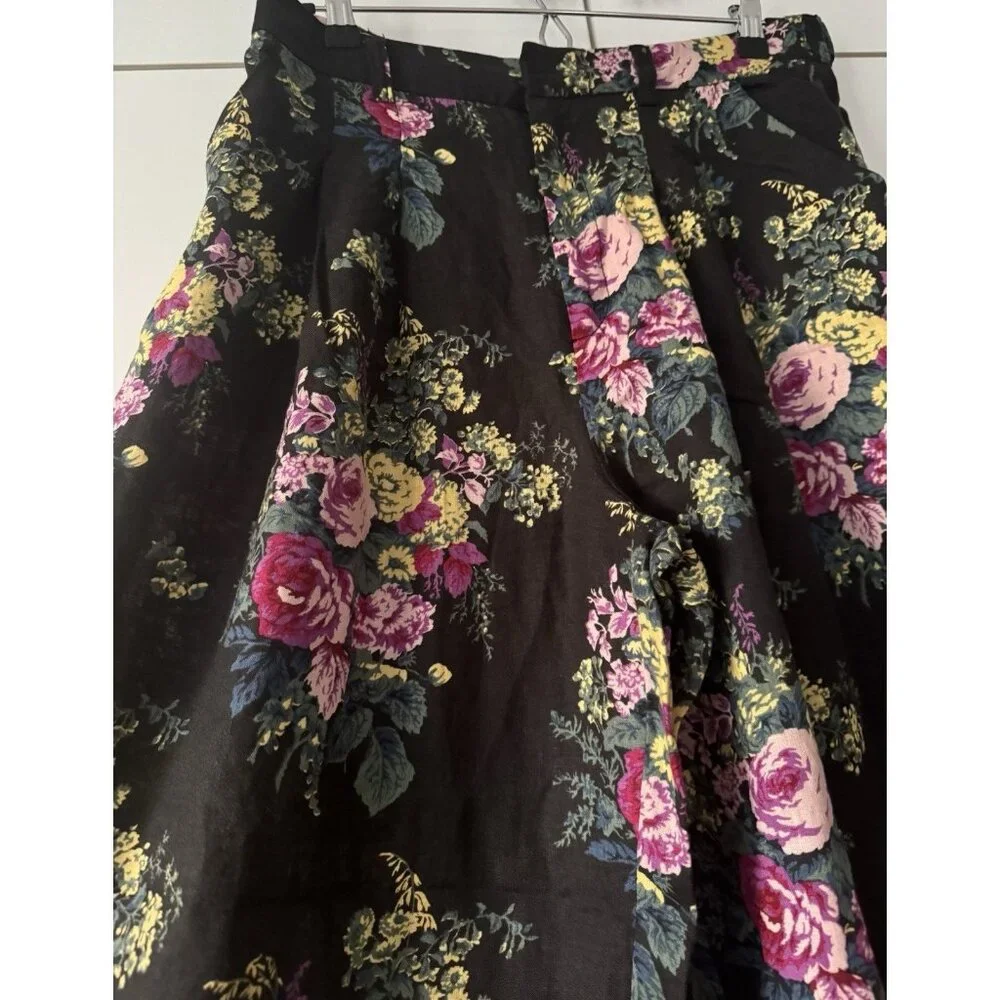 NWT Size M- The Avery Pleated Wide Leg  Trousers Maeve 100% Linen (NWT US$ 148) - Picture 8 of 16